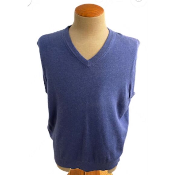 Daniel Cremieux Sweater Vest.  Men’s Size XL.  100% Supima Cotton.  Grandpa Dad - Picture 1 of 9